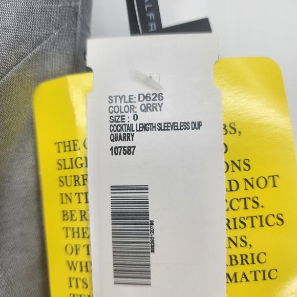 Alfred Sung D626 Cocktail Shoulder Bow Detail Pockets Bateau Neckline Size 0 - Picture 5 of 6